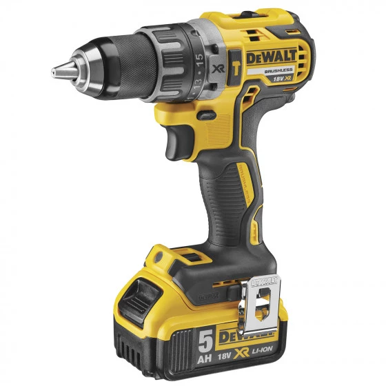Perceuse Visseuse Compact XR 18V 5Ah Li-Ion Brushless - 2 Batteries - Coffret DEWALT - DCD791P2-QW 4 Perceuse Visseuse Compact XR 18V 5Ah Li-Ion Brushless - 2 Batteries - Coffret DEWALT - DCD791P2-QW – Image 2