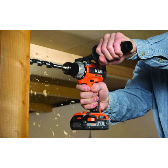 PERCEUSE/VISSEUSE S/FIL *AEG* 18V LI ION 2A/H *BS18C2BL LI-202C AEG - 06880 4 PERCEUSE/VISSEUSE S/FIL *AEG* 18V LI ION 2A/H *BS18C2BL LI-202C AEG - 06880 – Image 2