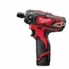 Perceuse Visseuse MILWAUKEE M12 BD-202C 12 V 2 Batteries 2 Ah - 4933441900 -Meuleuse Soldes Magasin T0224933441900 01 1