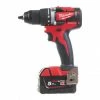 PERCEUSE VISSEUSE COMPACTE BRUSHLESS,18V, - 5,0AH, 60 NM MILWAUKEE M18 CBLDD-502C - 4933464556 -Meuleuse Soldes Magasin T0224933464556 01 1