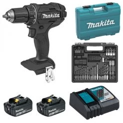 Perceuse Visseuse MAKITA 18 V Li-Ion 3 Ah Ø 13 Mm ( Kit D'accessoires) - DDF482FX1B