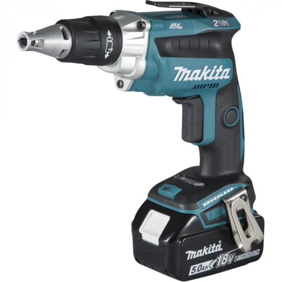 VISSEUSE PLAQUE DE PLÂTRE MAKITA SANS FIL 18 V 2 BATTERIES 5 AH CHARGEUR ET COFFRET MAK PAC - DFS250RTJ 4 VISSEUSE PLAQUE DE PLÂTRE MAKITA SANS FIL 18 V 2 BATTERIES 5 AH CHARGEUR ET COFFRET MAK PAC - DFS250RTJ – Image 2