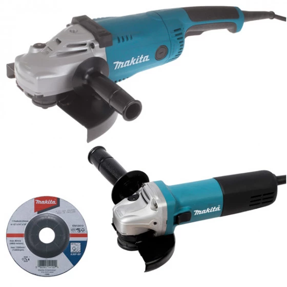 ENSEMBLE DE 2 MEULEUSES MAKITA 9558HNRG 840W + GA9020 2200W - DK0053G 3 ENSEMBLE DE 2 MEULEUSES MAKITA 9558HNRG 840W + GA9020 2200W - DK0053G