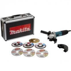 MEULEUSE MAKITA 125MM 720W ANTI-REDEMARRAGE+COFF ALU+KIT - GA5030RSP6