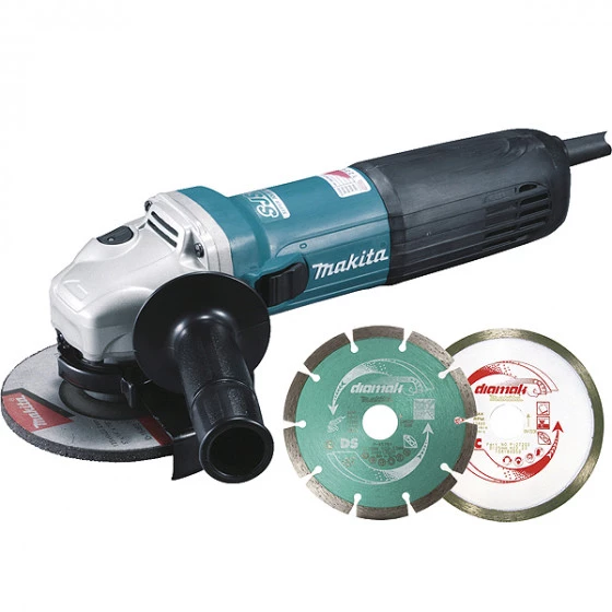 MEULEUSE MAKITA Ø 125 MM 1400 W + KIT D'ACCESSOIRES -GA5040CJD 3 MEULEUSE MAKITA Ø 125 MM 1400 W + KIT D'ACCESSOIRES -GA5040CJD