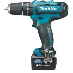 Perceuse Visseuse à Percussion MAKITA 12 V CXT Li-Ion 4 Ah Diam. 10 Mm - HP331DSMJ