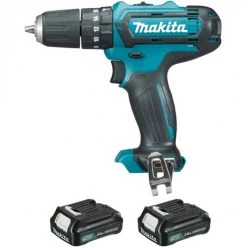 PERCEUSE À PERCUSSION MAKITA SANS FIL 108 V 2 BATTERIES 2 AH 10 MM - HP331DWAE