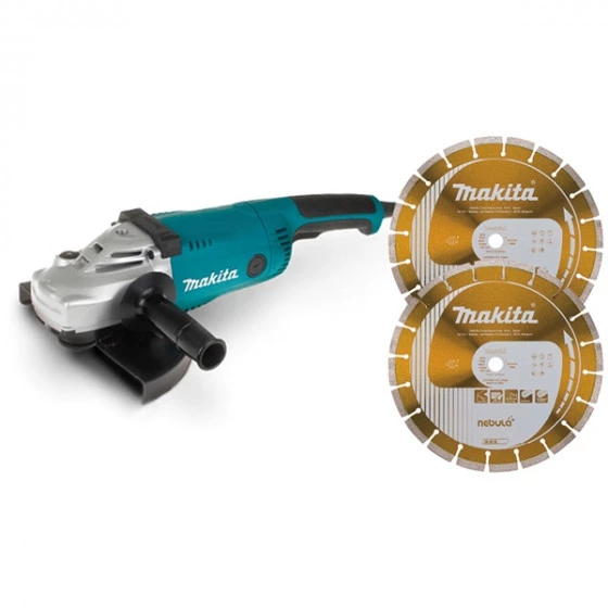 MEULEUSE MAKITA Ø 230 MM 2200 W ( KIT D'ACCESSOIRES) - LOT0131 3 MEULEUSE MAKITA Ø 230 MM 2200 W ( KIT D'ACCESSOIRES) - LOT0131
