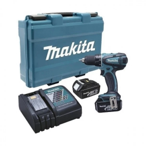 PERCEUSE VISSEUSE MAKITA SANS FIL 18 V 2 BATTERIES 3 AH 13 MM - DDF482RFE 4 PERCEUSE VISSEUSE MAKITA SANS FIL 18 V 2 BATTERIES 3 AH 13 MM - DDF482RFE – Image 2