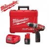PERCEUSE À PERCUSSION MILWAUKEE SANS FIL 12 V 2 BATTERIES UN CHARGEUR ET UN COFFRET M12 CPD 202C - 4933440370